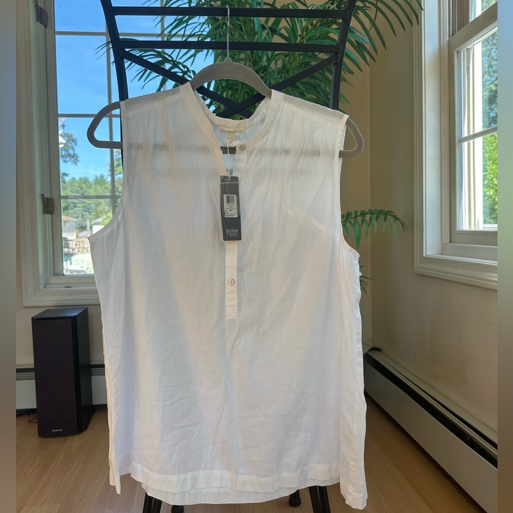 🆕 NWT Eileen Fisher Mandarin Top